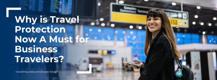 Woman Smiling at Airport- Travel Protection for Business